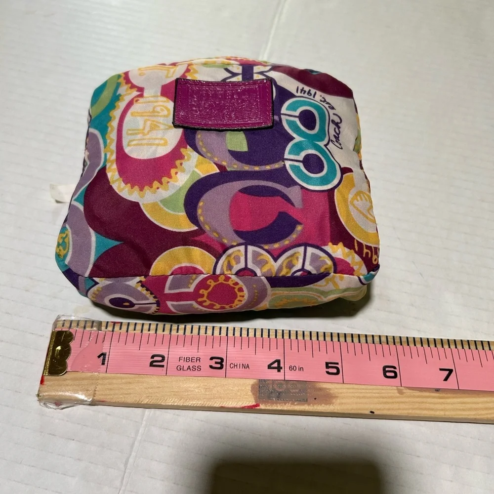Coach Multicolor Patterned Pouch - Picture 3 of 15